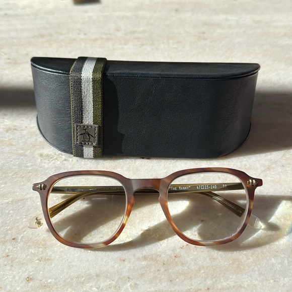 Original Penguin “The Manny” eyeglasses Matte Tortoise - Picture 6 of 9